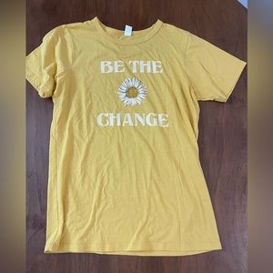 Be the change tshirt